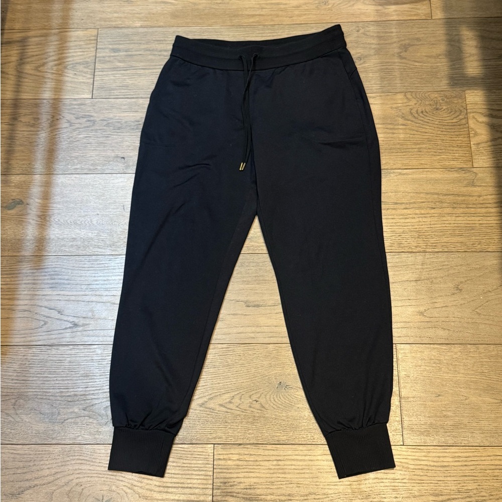 Athleta black drawstring jogger pants size S